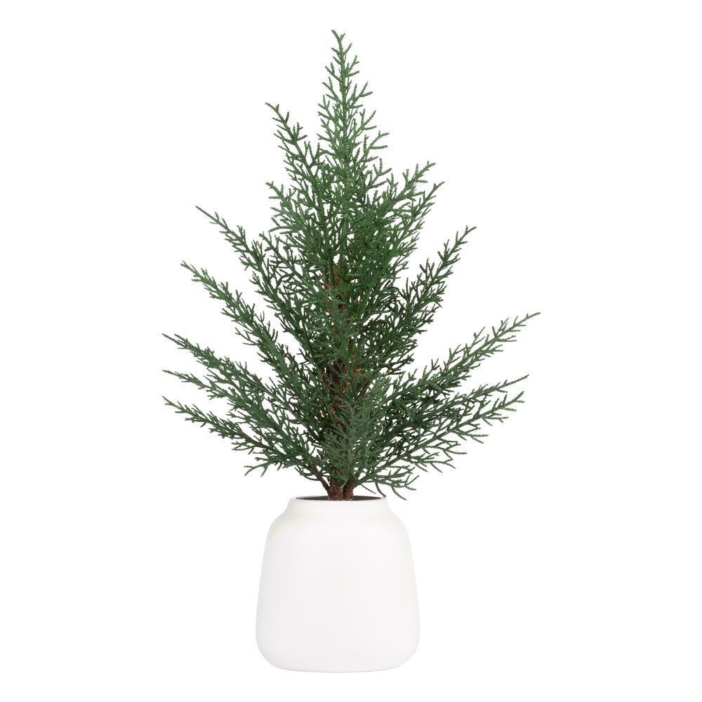 Gry Mattr Faux Tree - Ceramic Pot