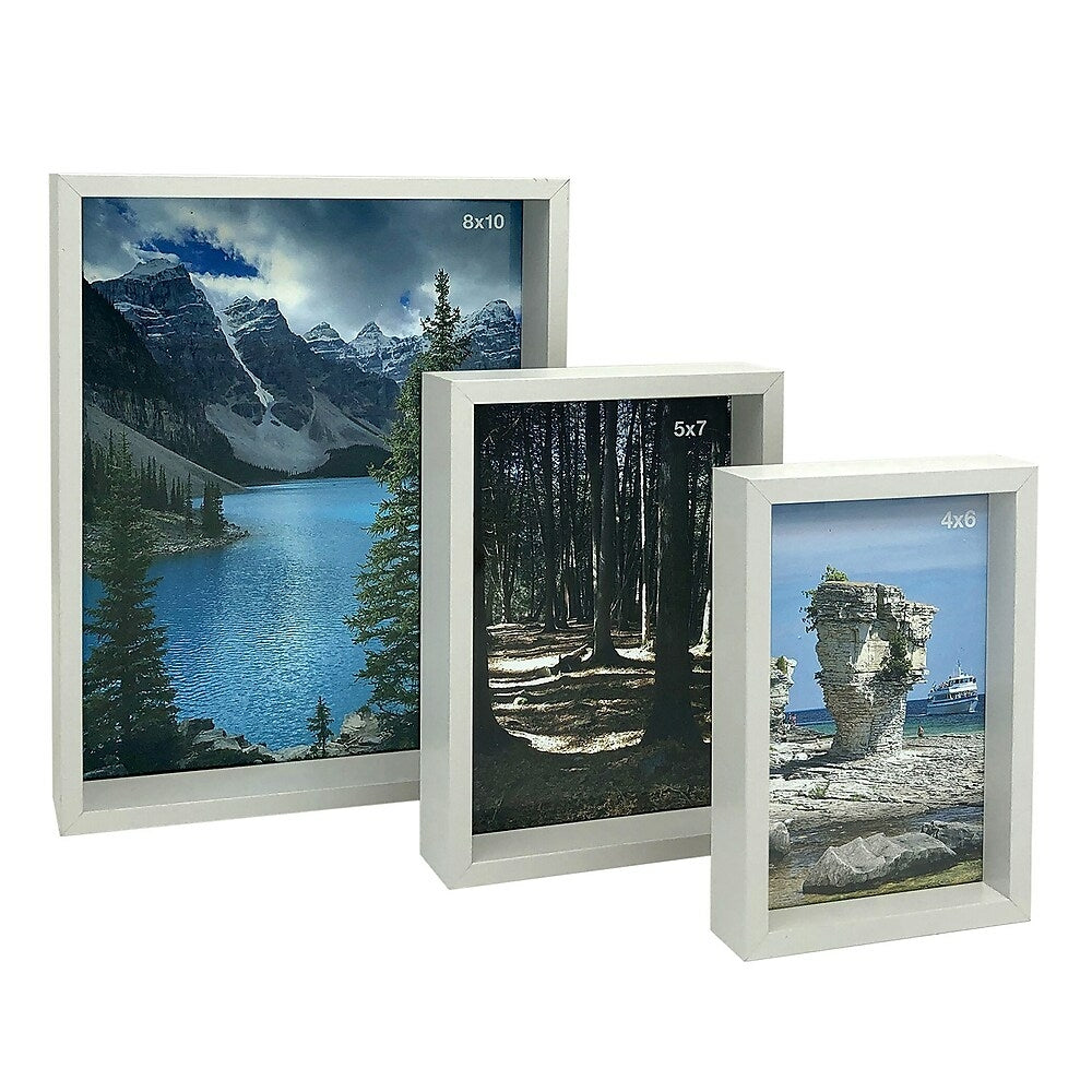 Simply Photo Frames - White - Set of 3