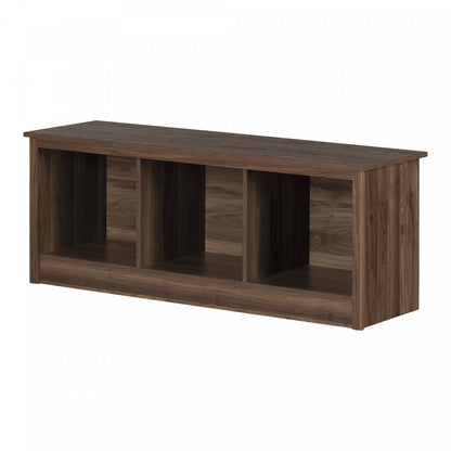 Toza Mudroom Storage Bench - Natural Walnut|Banc de rangement Toza pour vestibule - noyer naturel