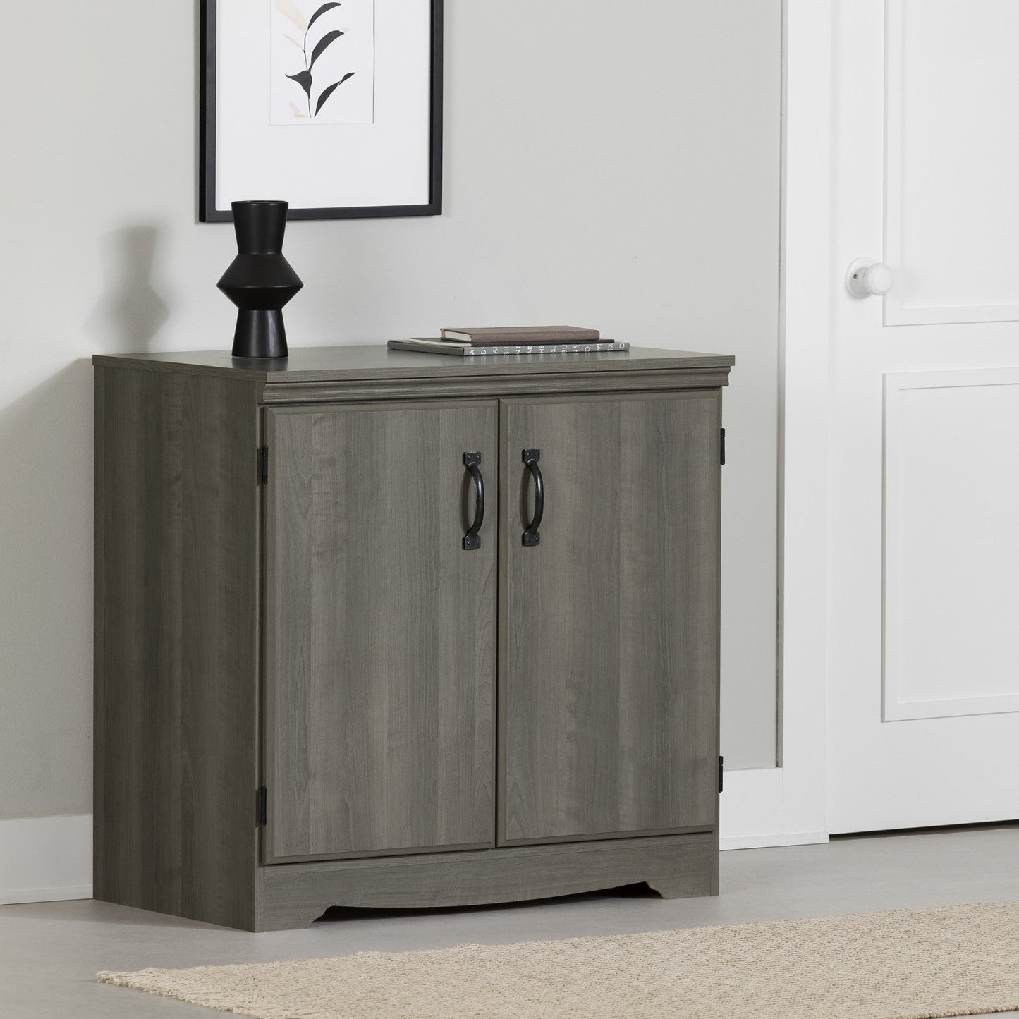 Farnel Storage Cabinet - Grey Maple|Armoire de rangement Farnel - érable cendré