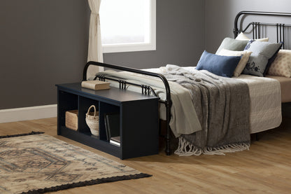 Fernley Storage Bench - Navy Blue|Banc de rangement Fernley - bleu marine