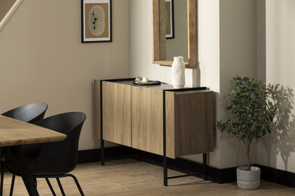 Mezzy Sideboard - Light Walnut|Desserte Mezzy - noyer clair