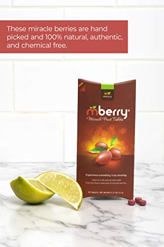 mberry Miracle Berry Tablets, Miracle Fruit Snacks, 10 Count, .12 Ounce, Pack of 1