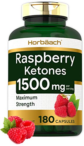 Raspberry Ketones | 1500mg | 180 Capsules | Non-GMO & Gluten Free Pills | by Horbaach