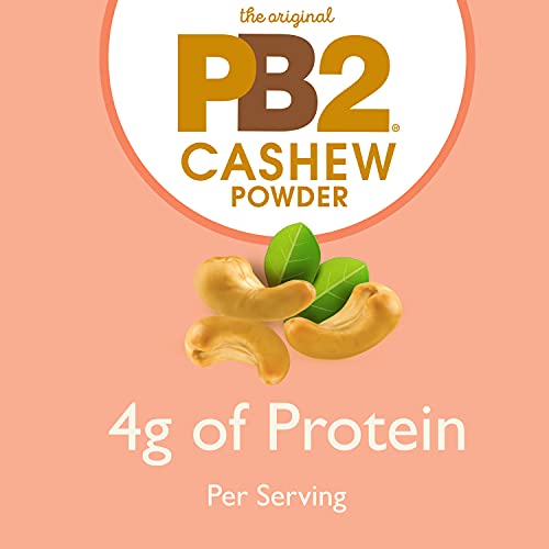 PB2 Powdered Cashew Butter - Cashew Powder with No Added Sugar or Salt [1 Lb/16oz Jar]