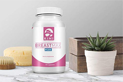 Kimi Naturals - Kimi Breast Max Plus Enhancement Pills 90 Capsules