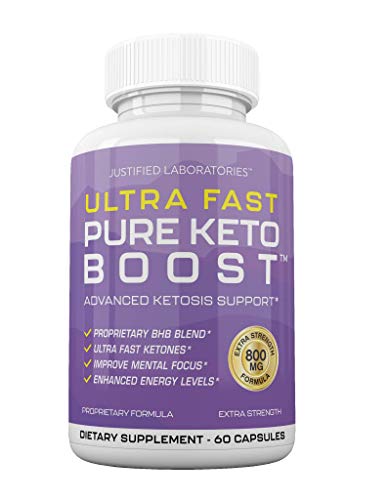 Ultra Fast Pure Keto Boost Pills Advanced BHB Ketogenic Supplement Exogenous Ketones Ketosis for Men Women 60 Capsules 3 Bottles