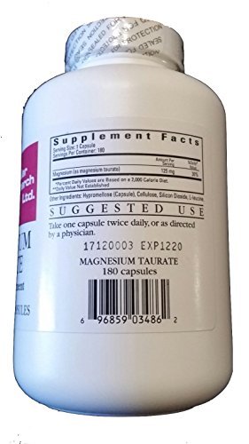 Cardiovascular Research Magnesium Taurate Capsules, 180 Count