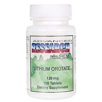 Lithium Orotate 120 Milligrams 100 Tabs