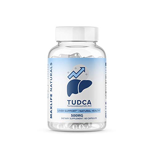 Tudca Liver Support Supplement - Tudca 500mg 60 SERVINGS - Liver Cleanse - Liver Rescue Aid Bile Salts - Tudca Bile Salt - Assist Liver Detox Cleanse Tudca Supplement (Tauroursodeoxycholic Acid)