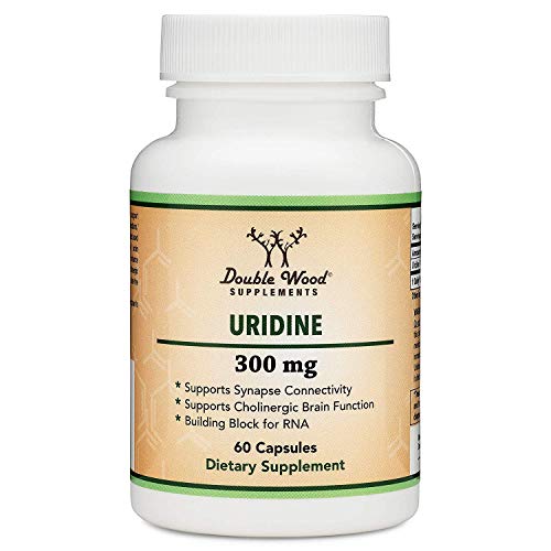 Uridine Monophosphate - Third Party Tested (Choline Enhancer, Beginner Nootropic) 300mg, Made in USA by Double Wood Supplements (60 Capsules)