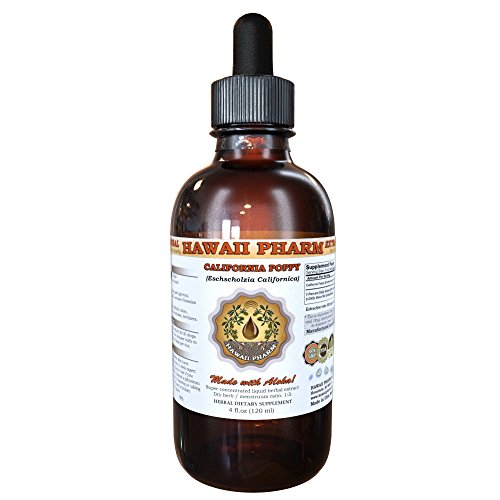 California Poppy (Eschscholzia Californica) Liquid Extract Tincture (2 Oz (56 ml))