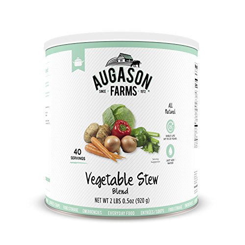 Augason Farms Vegetable Stew Blend 2 lbs 0.5 oz No. 10 Can