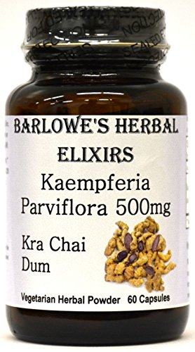 Kaempferia Parviflora - 60 500mg VegiCaps - Stearate Free, Bottled in Glass! Free Shipping on Orders Over $49!