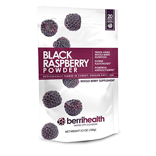 BerriHealth's 100% Authentic Black Raspberry Powder - 100 Grams