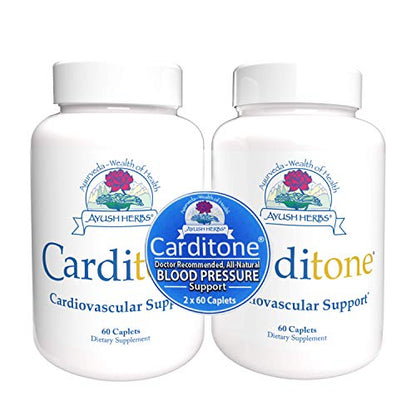 Ayush Herbs - Carditone 60 caplets (Pack of 2)