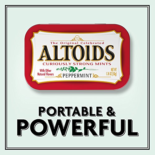 Altoids Classic Peppermint Breath Mints, 1.76-Ounce Tin (Pack of 12)