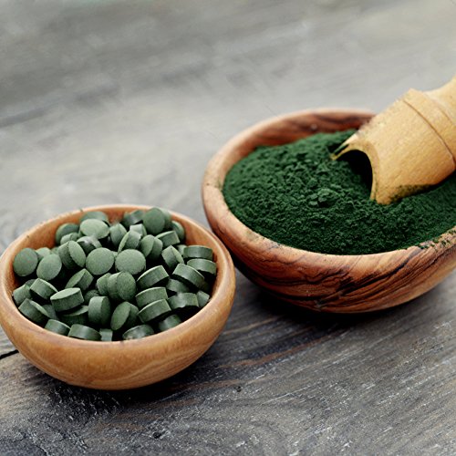 Organic Chlorella Spirulina Tablets, 3000mg Per Serving, 720 Counts, 120 Servings (4 Months Supply), Rich in Prebiotics, Immune Vitamins, Fiber, Proteins, No GMOs, Vegan