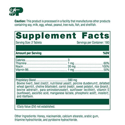 Standard Process - Cataplex B - 360 Tablets