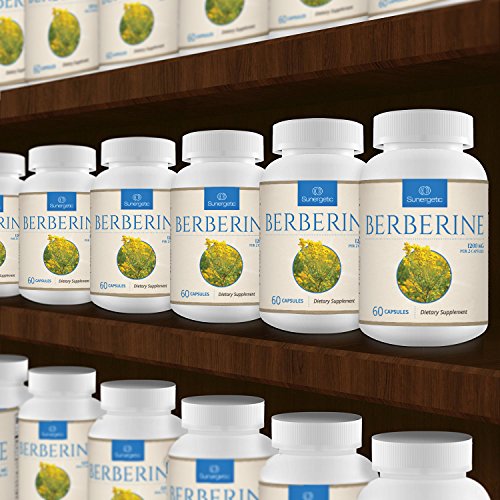 Premium Berberine Supplement -1,200 mg of Berberine Per Serving  Non-GMO Berberine HCI Supplement- Powerful Berberine Health Formula - 60 Berberine Capsules