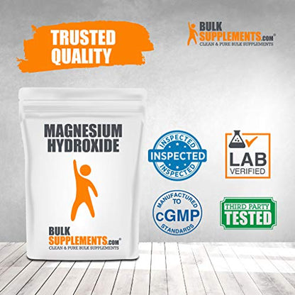 BulkSupplements Magnesium Hydroxide Powder (250 Grams)