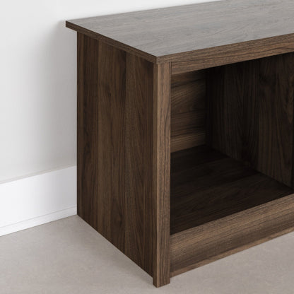 Toza Mudroom Storage Bench - Natural Walnut|Banc de rangement Toza pour vestibule - noyer naturel