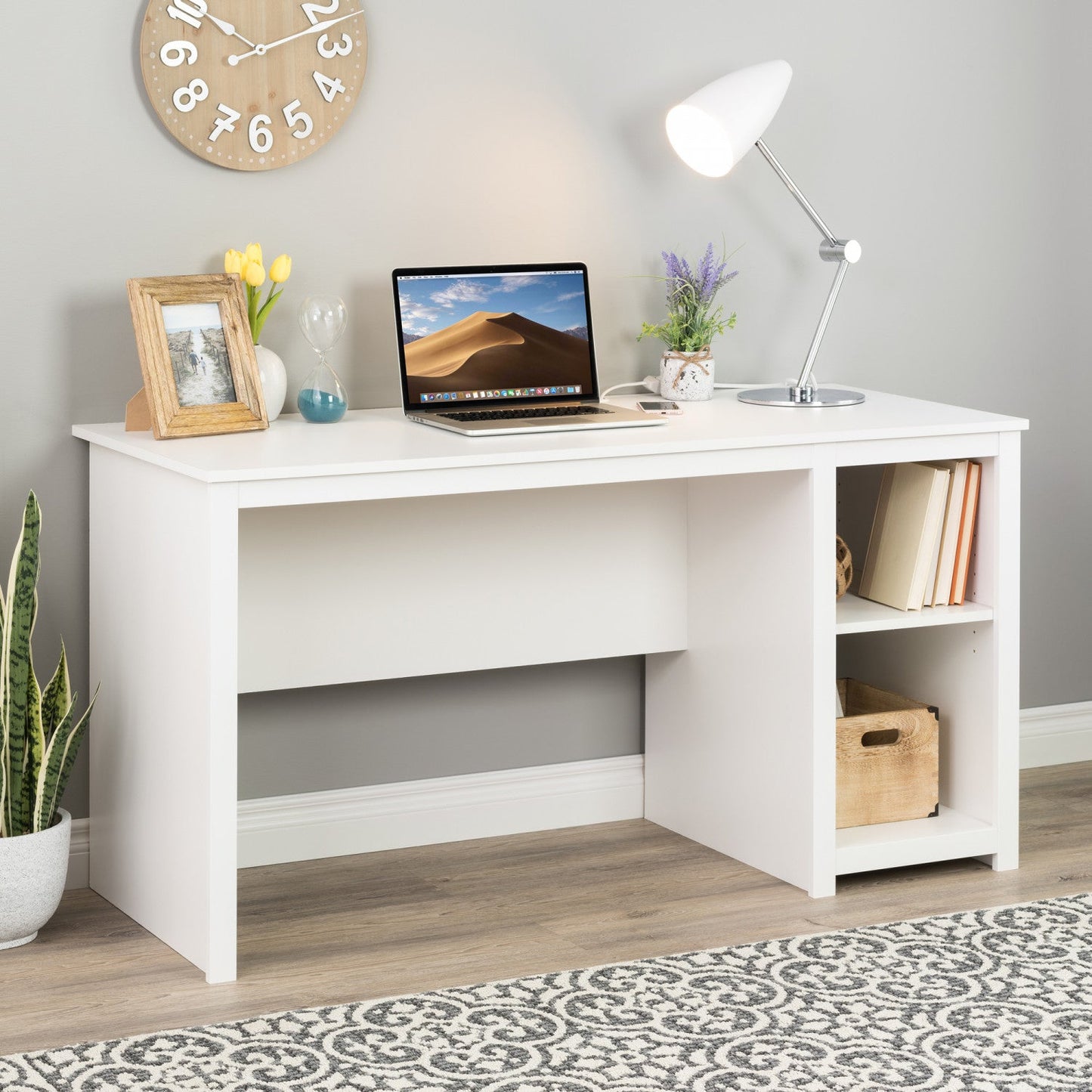 Sonoma Home Office Desk - White|Bureau Sonoma - blanc