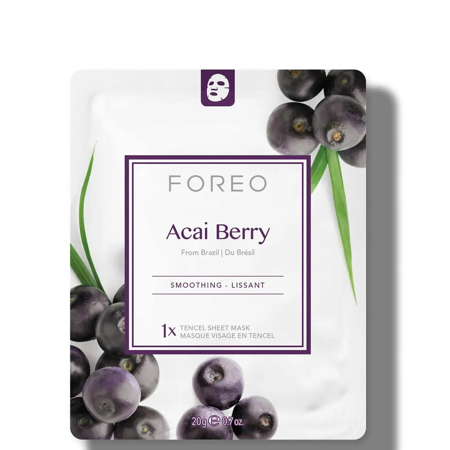 Foreo Farm to Face Acai Berry Firming Sheet Face Mask (3 Pack)