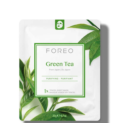 Foreo Farm to Face Green Tea Purifying Sheet Face Mask (3 Pack)