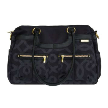 JJ Cole Satchel Diaper Bag - Black/Gold