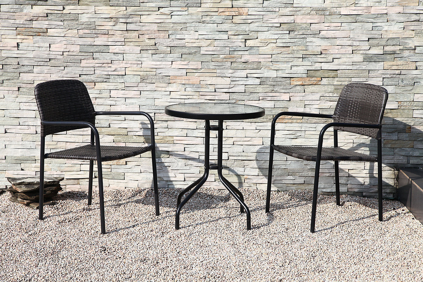 Sindal 3-Piece Outdoor Bistro Set|Ensemble bistro Sindal 3 pièces pour la terrasse|SINDGPK3