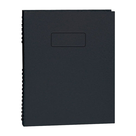 Blueline NotePro Hardcover Notebook, 9-1/4" x 7-1/4", Black, 192 Pages