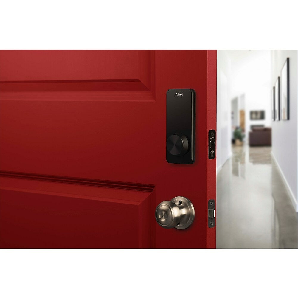 Alfred Smart Deadbolt Lock with Key - Black