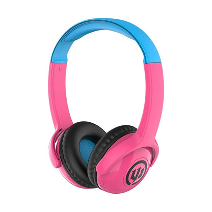 Wicked Audio Tricky Tike Kid Safe BT Headphone Rated at 85 dB - Candy Pink