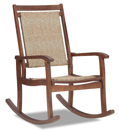 Yuma Patio Rocking Chair - Brown | Fauteuil berçant Yuma pour la terrasse - brun | YUMAO0CH