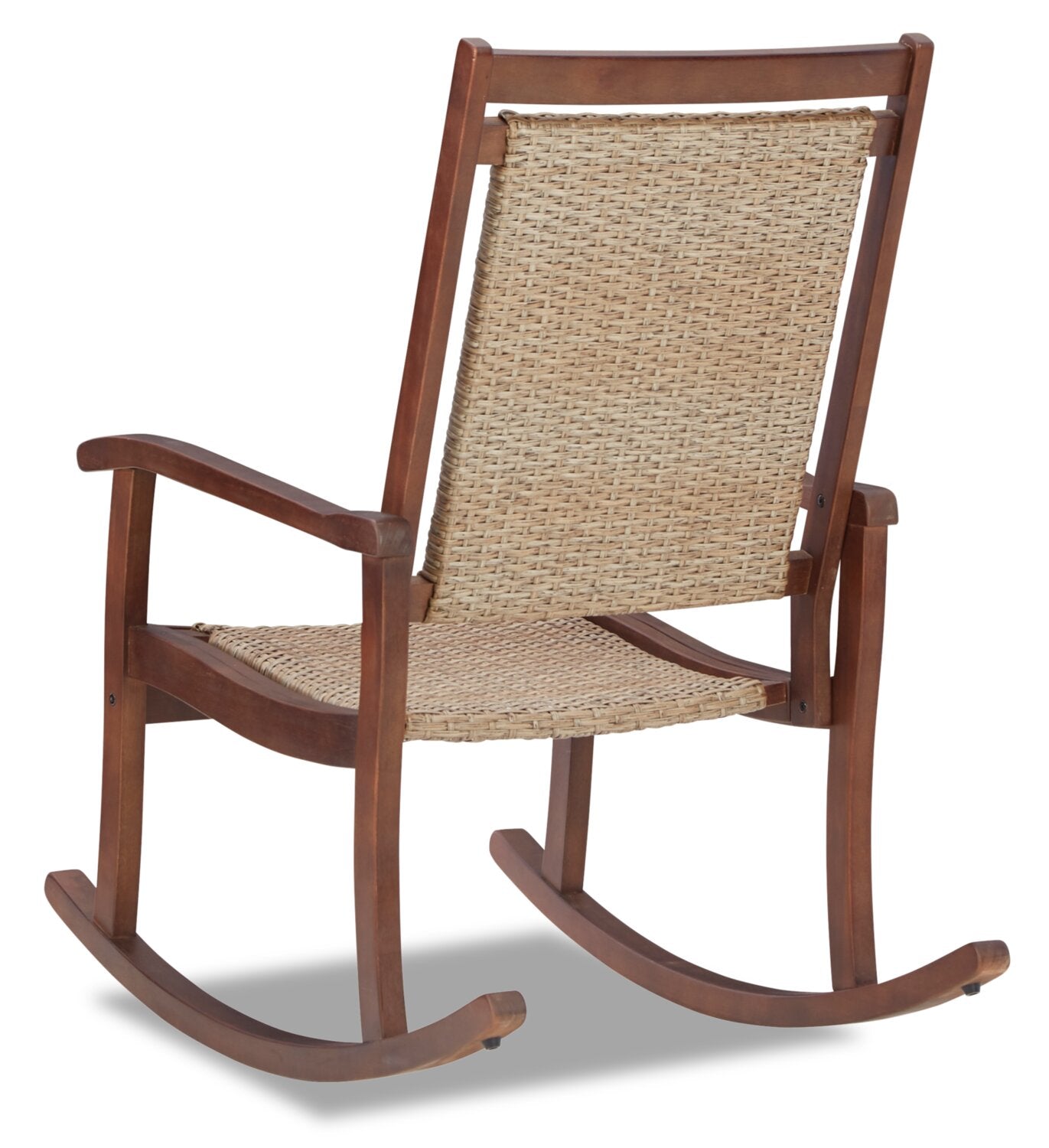 Yuma Patio Rocking Chair - Brown | Fauteuil berçant Yuma pour la terrasse - brun | YUMAO0CH