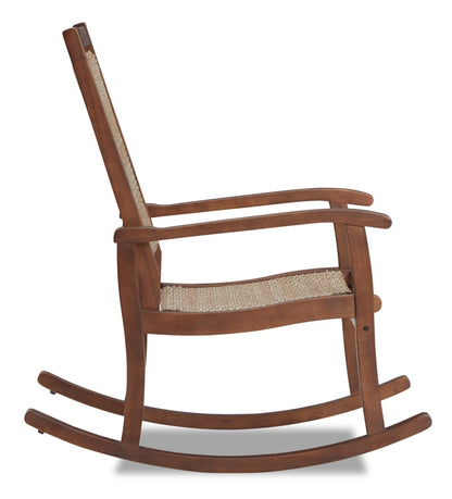 Yuma Patio Rocking Chair - Brown | Fauteuil berçant Yuma pour la terrasse - brun | YUMAO0CH